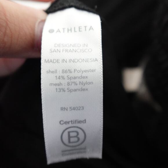 Athleta Camden Black Short 8 Athletic Sustainable Athleisure Travel Lightweight - Picture 7 of 8